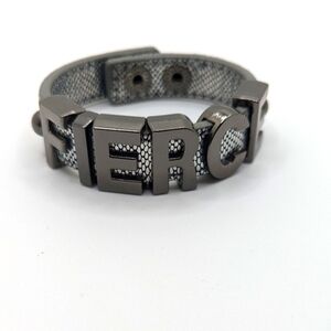 BCBGENERATION Snap Button Bracelet "FIERCE"